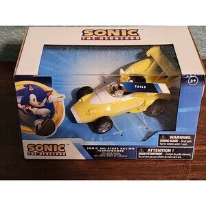 Sonic The Hedgehog Tails All Star Racing Pull Back Racer NIB